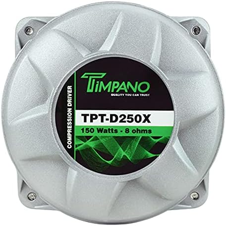 Pro Araç Sesi için TİMPANO TPT-D250X Sıkıştırma Sürücüsü, 1 İnç Çıkışlı Fenolik Sürücü-Orta Kademe Reprodüksiyon için Üstün
