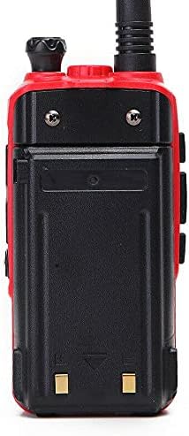 2 Paket BAOFENG UV-S9 Dual Band İki Yönlü Radyo 136-174/400-520 MHz Walkie Talkie ile USB şarj kablosu (Kırmızı)