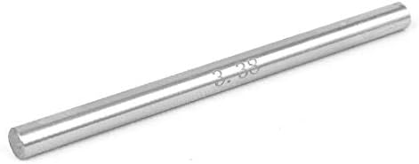 X-DREE 3.38 mm Çap +/-0.001 mm Tolerans Tungsten Karbür Silindirik Pim Ölçer Ölçer (Calibrador de pines cilíndricos cilíndricos