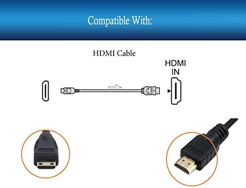 UPBRİGHT 1.5 M Mini HDMI HDMI Özellikli HDTV Hdtv'ler HD TV Ses Video AV A/V kablo kordonu Kurşun ile Uyumlu Fuji Fujifilm