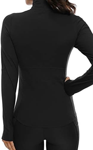 VUTRU kadın Egzersiz Yoga Ceket Tam Zip Koşu Parça Ceket