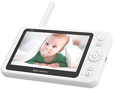 Junqın 1080 P 2 Milyon Piksel 5 inç yüksek Çözünürlüklü Video bebek izleme monitörü ile Kamera ve Ses, bebek izleme monitörü,